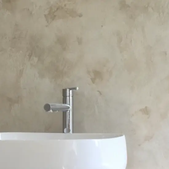 Rivestimento parete bagno dekofloor grigio caldo nuvolato